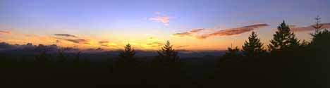 A View of Clingman's Dome in the Smoky Mountains